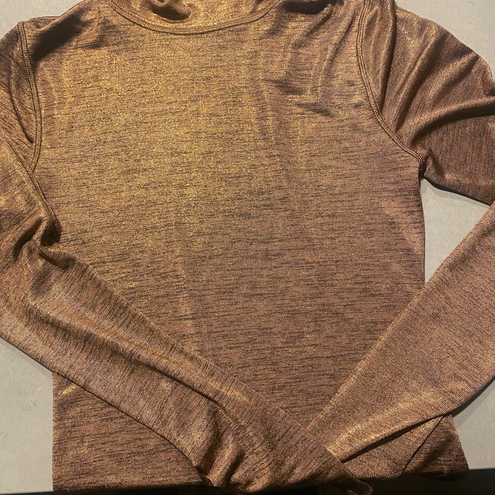 Alix NYC Bronze Barrow Bodysuit Size Medium - Picture 4 of 4